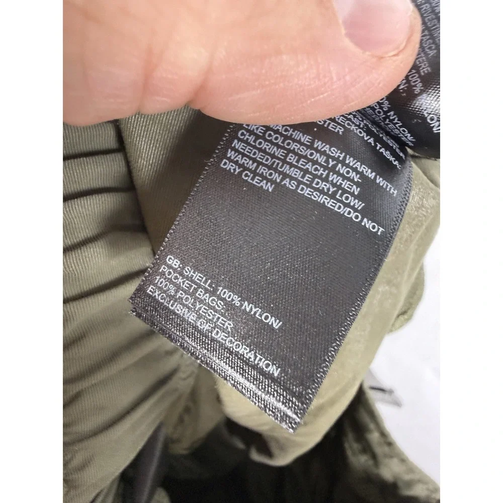 The North Face Paramount Trail Hiking Shorts Men Medium Brown Green Nylon *Read
